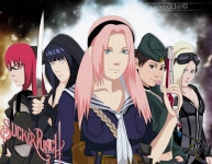 Le Girls di Naruto in stile militare